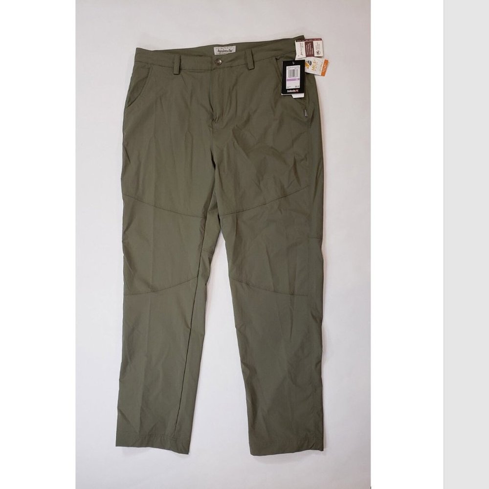 Avalanche TrekTrail Pants No Fly Zone Mens Size 38 W x 34 L Olive Green